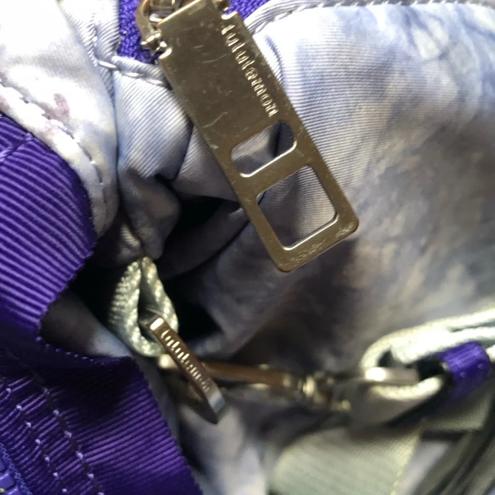 lululemon athletica Purple and Gray Women's Bag